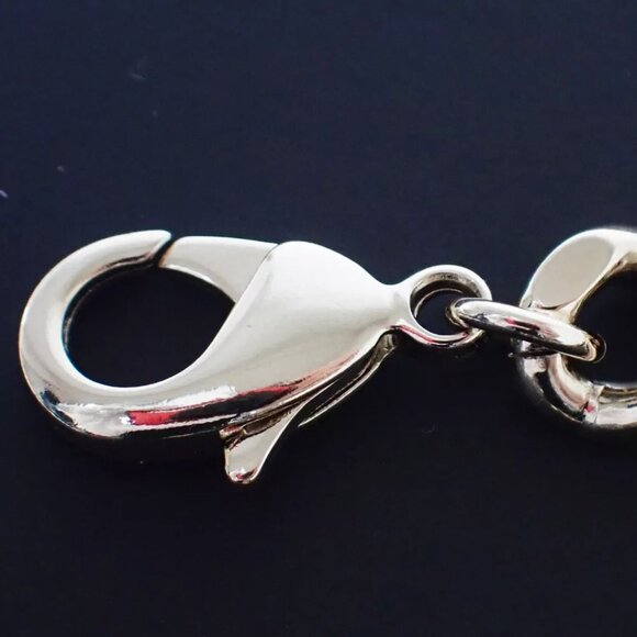 CHANEL CC Logo Chain Bracelet Bangle B22S GHW Italy Accessory - Picture 11 of 11